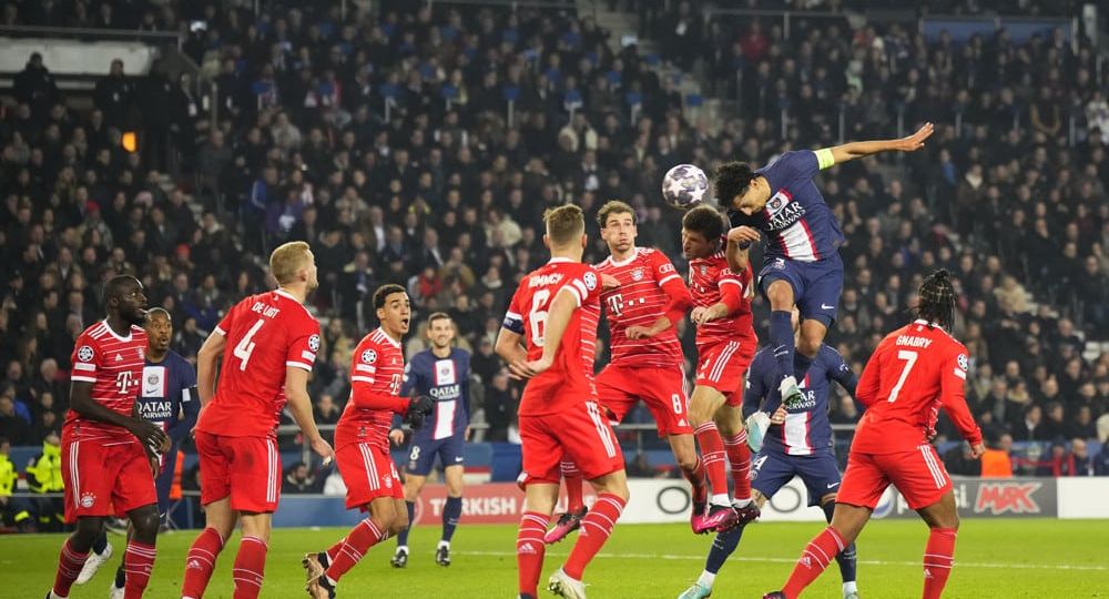 SOCCER: FEB 14 Champions League - Bayern Munich at Paris Saint-Germain