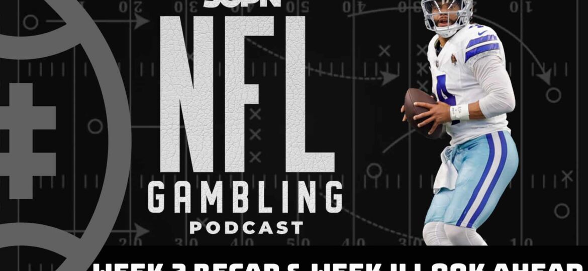 2023 NFL Week 2 Recap + Week 4 Lookahead Lines | NFL Gambling Podcast (Ep. 189)