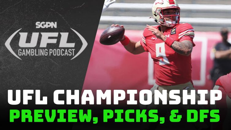 UFL Championship Picks + DFS Lineup | UFL Gambling Podcast (Ep. 23)