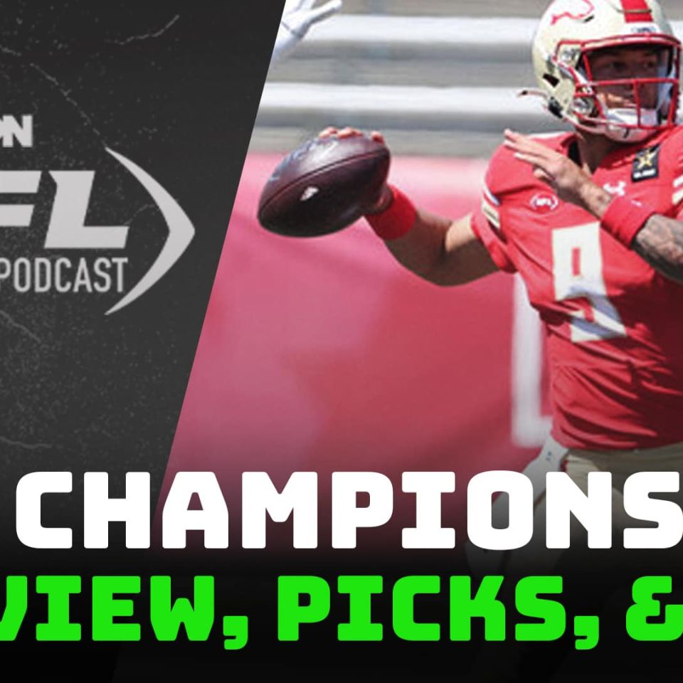 UFL Championship Picks + DFS Lineup | UFL Gambling Podcast (Ep. 23)